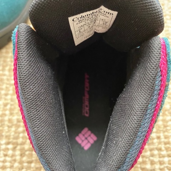 Columbia Newton Ridge Plus US 6 Waterproof Amped hiking shoes teal green - Picture 10 of 16